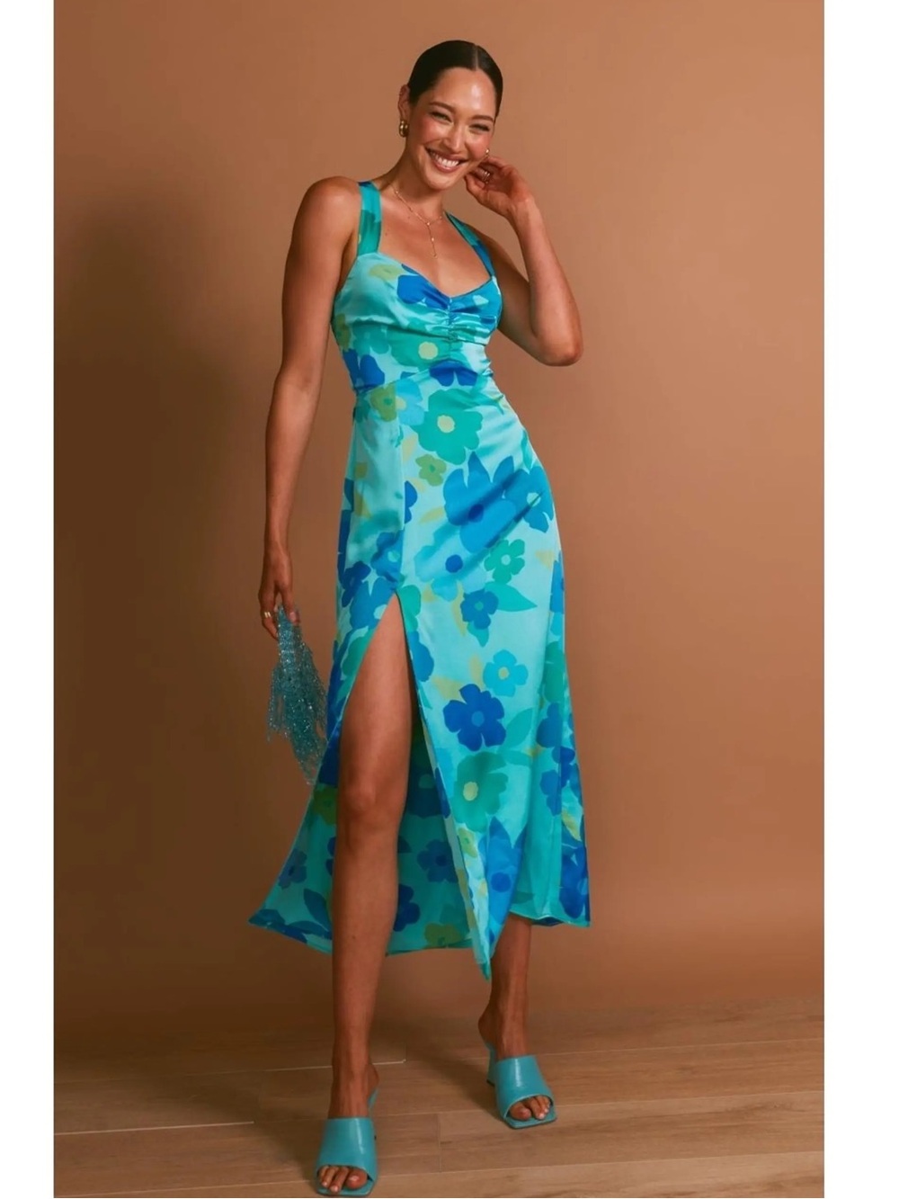Show Me Your Mumu Mina Midi Dress Size M